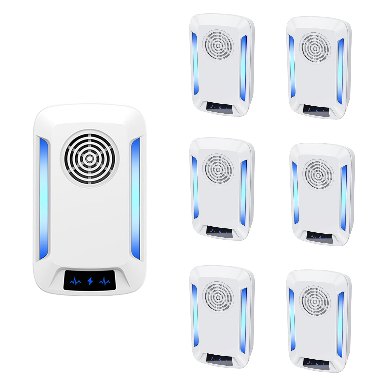 2024 Upgraded Ultrasonic Pest Repeller, 6PCS Powerful Electronic Mouse Repellent Plug in Pest Control for Bugs, Mosquito, Roach, Ant, Rodent, Mouse,Rat, Spider, Cockroach, Ants Etc Insect Repellent