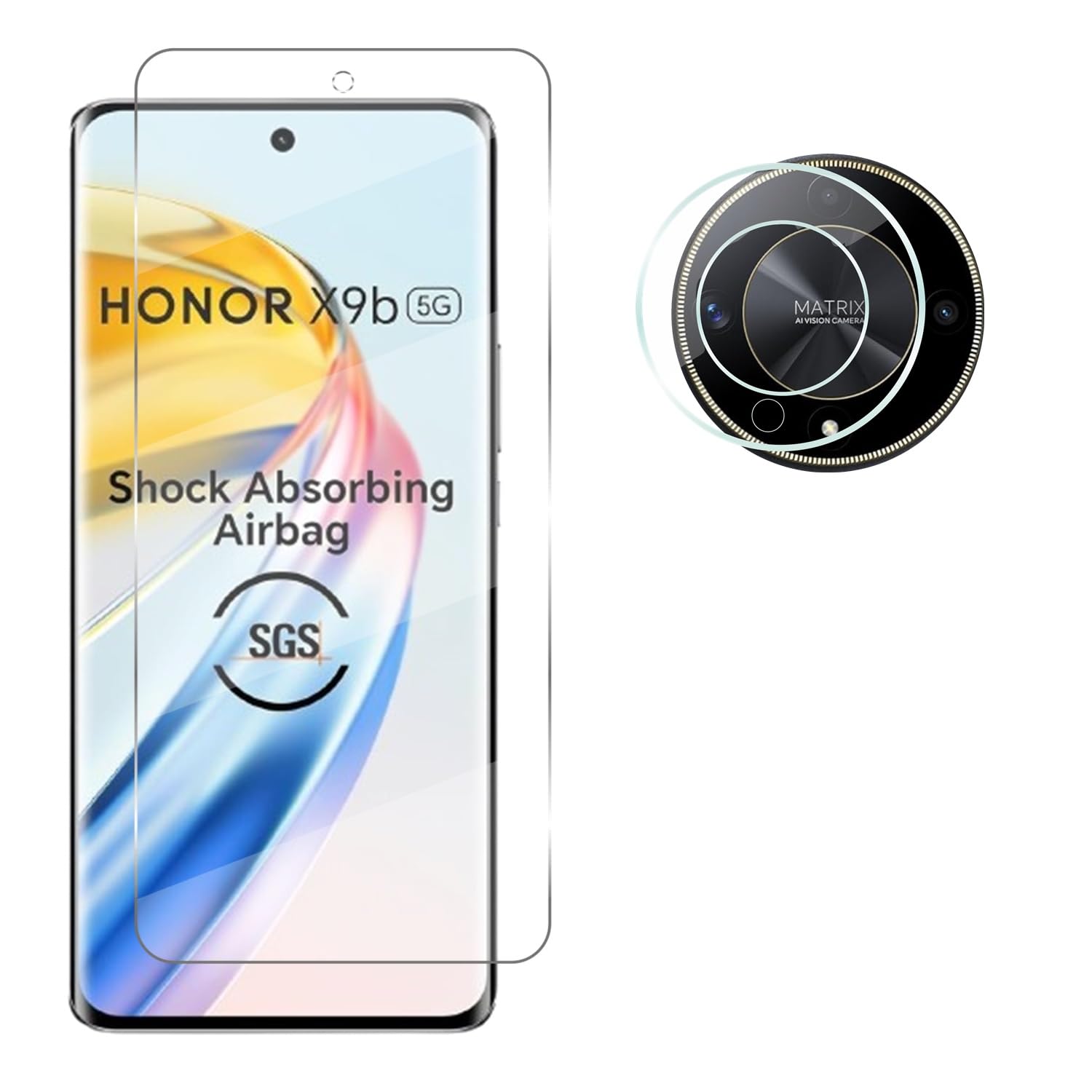 KTCOO 2in1 Combo Unbreakable Camera Lens Nano Glass + Front Guard Screen Protector for Honor X9b Anti Scratch Flexible Screen Guard HD Clear (B0CXF2VVXS) Amazon Price History, Amazon Price Tracker