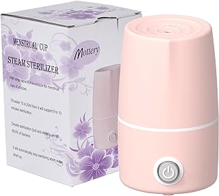 Mottery Menstrual Cup Sterilizer Period Cup Steamer Cleaner Machine High Temperature Wash Your Cup 99.9% Dirty 8 Minutes -...