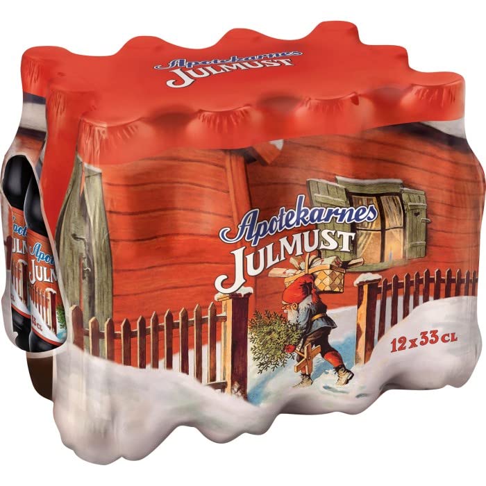 Apotekarnes Julmust 12x33cl - (Pack of 2), 11.3 Fl Oz (Pack of 24)