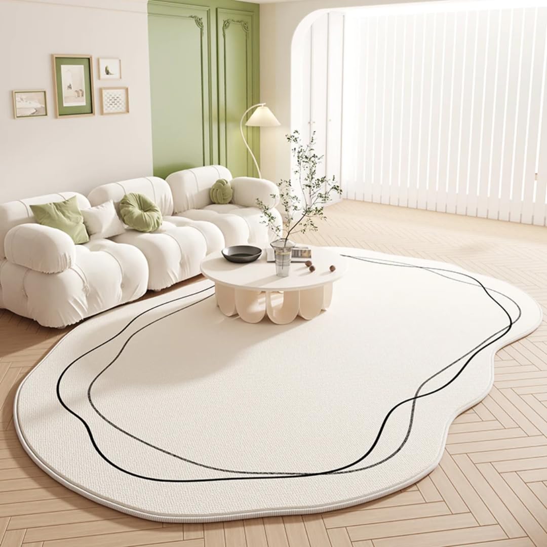 Tapis de chambre nuage doux et épais pour créer un salon crème cocooning