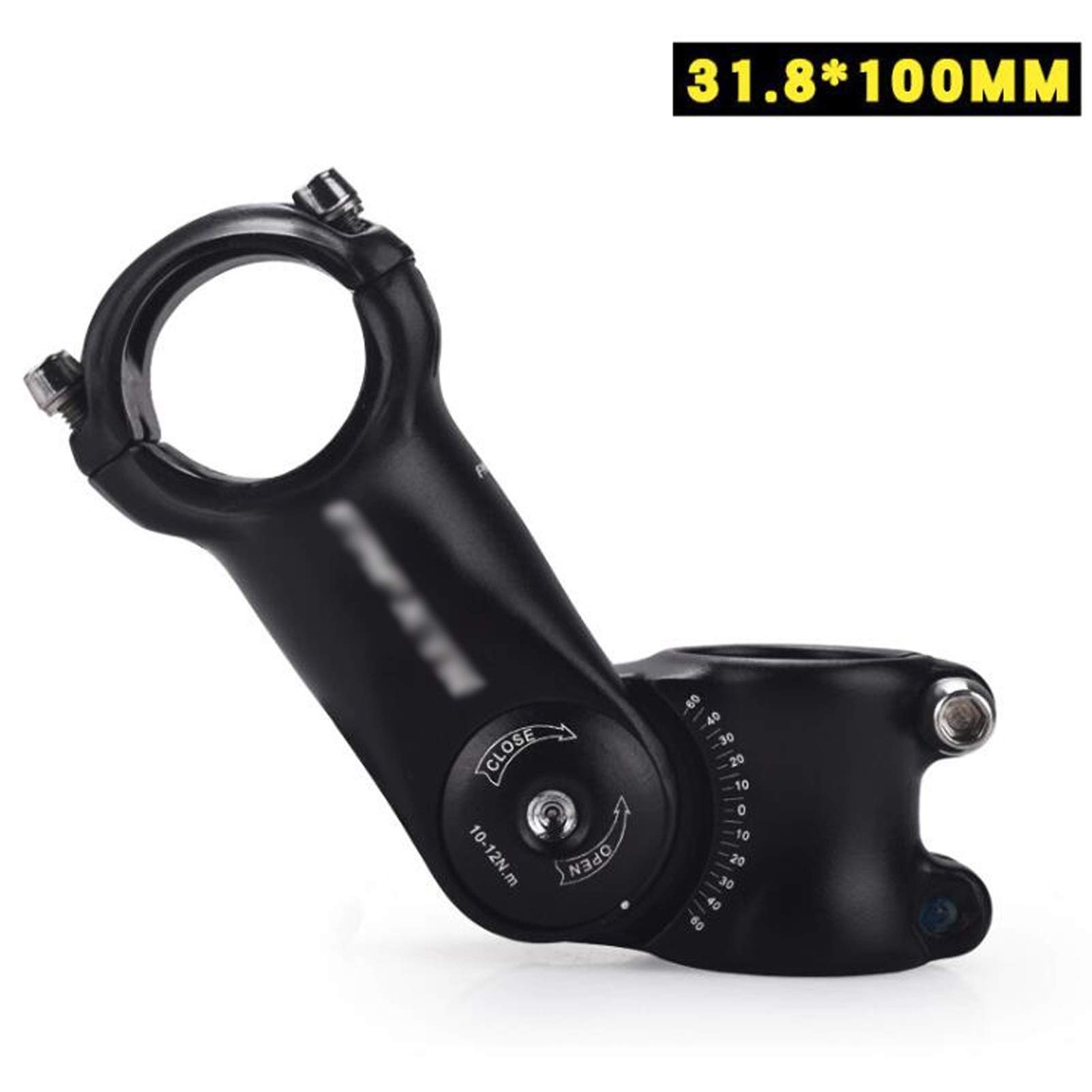 Trzpień rowerowy, drążek rowerowy, regulowany kąt roweru 25,4/31,88 mm, wspornik kierownicy ze stopu aluminium, przedni widelec, trzpień, akcesoria do roweru górskiego