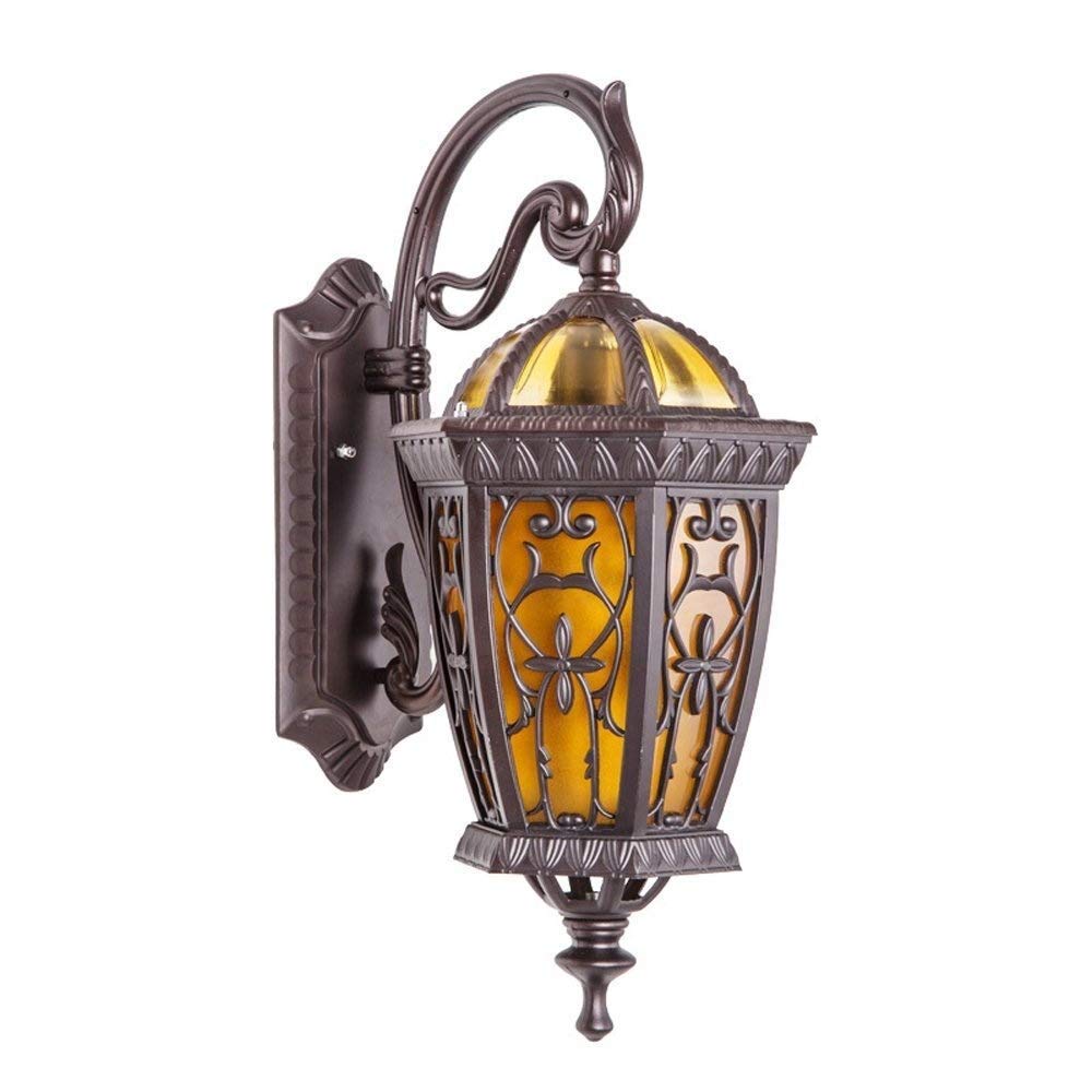 Lanterne murale rétro pour terrasse et jardin luminaire d'extérieur étanche style antique