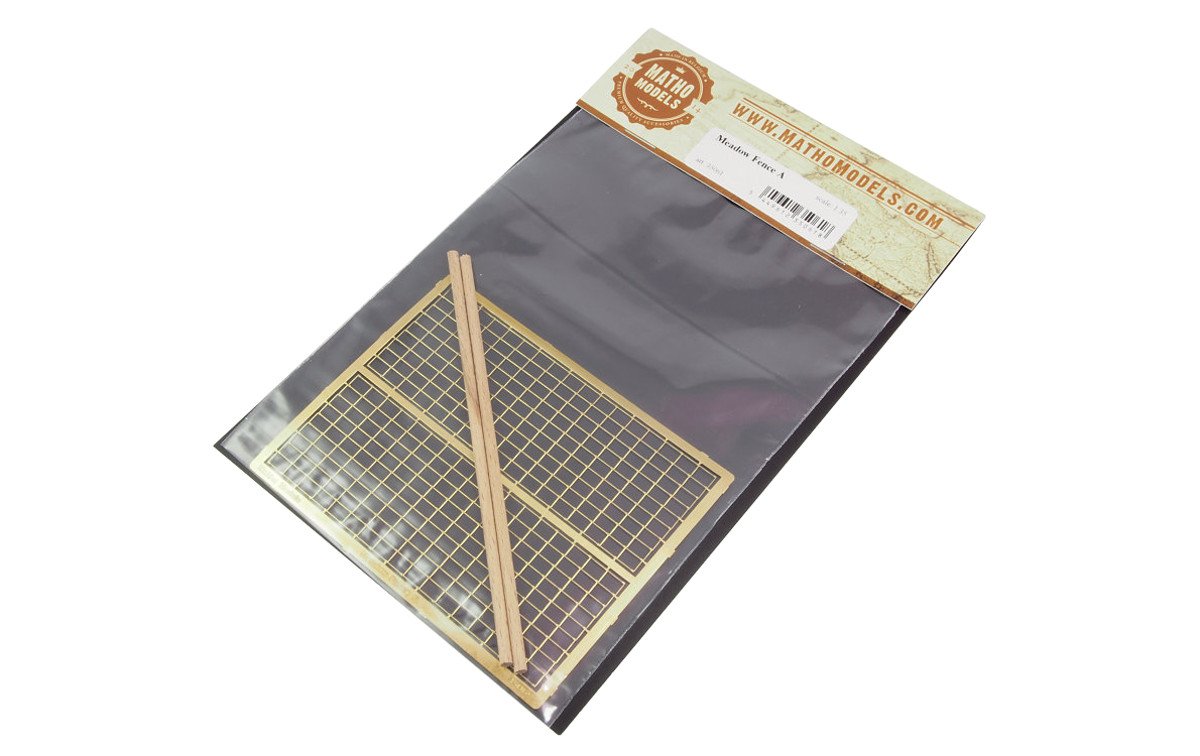 Matho Models Clôture de prairie à échelle 1/35 - Accessoire de modèle en plastique # 35061