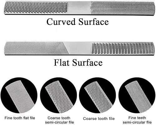 image for Loaged 8 inch Farrier Hoof Tool Kit（5 Piece） Mini Rasp Hoof File G