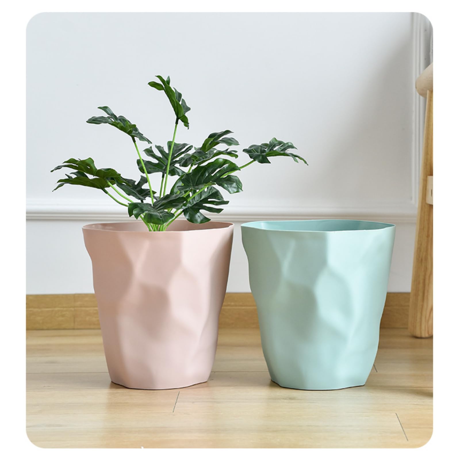 LOVIVER Kreativ Abfalleimer, Büro Mülleimer, Abfalleimer Kreativer Papierkorb, Großer Papierkorb für Büro, Küche& Schlafzimmer, Papiermülleimer, Schwarz groß