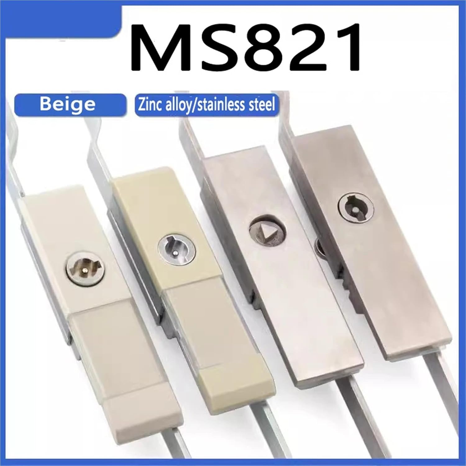 MS821 Cabinet Triangle XAU26PS Cabinet Plane Lock 1Pcs(3)