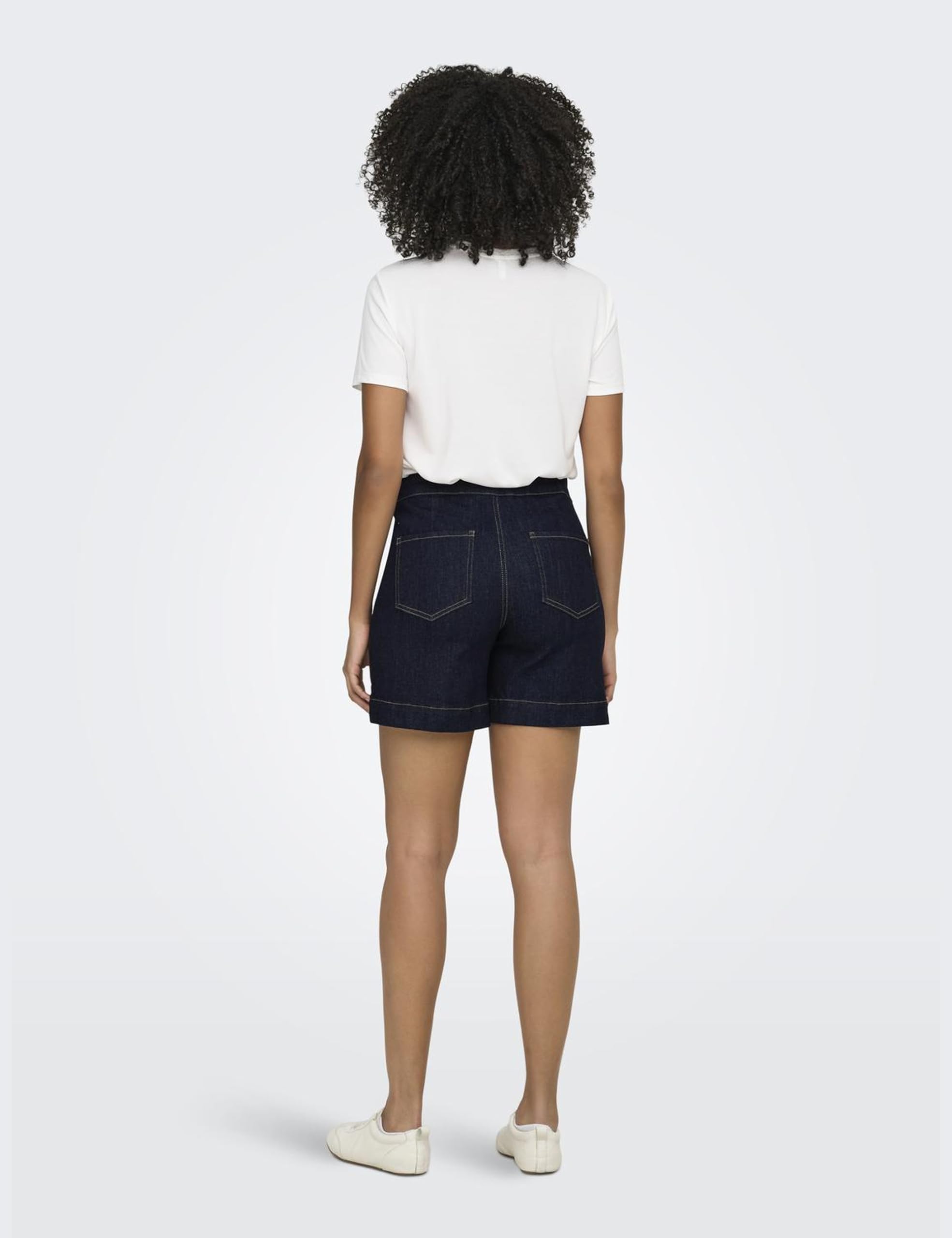 Only Onlmadison Hw Wide Deco DNM Short Siji Femme
