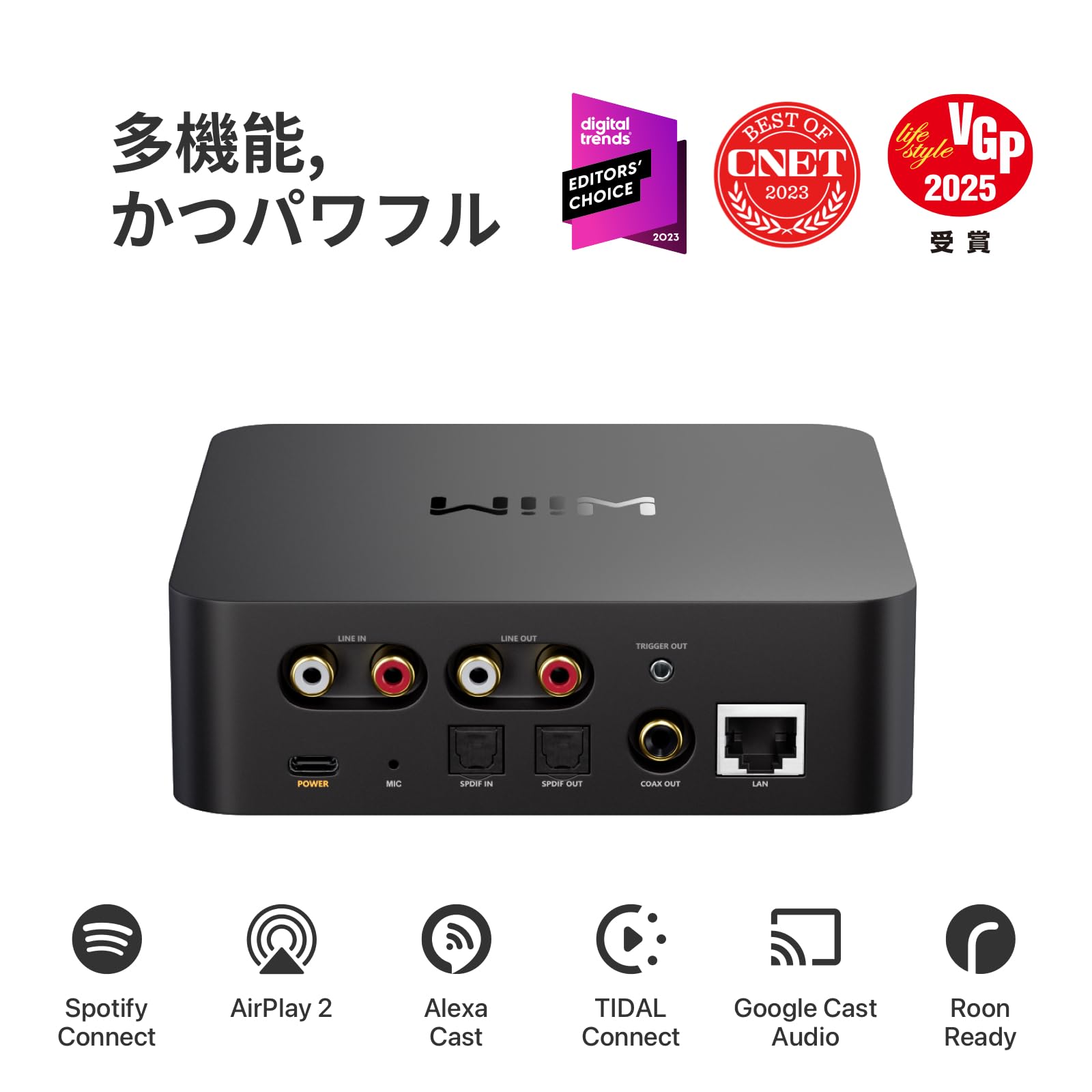 wiim pro ミュージックストリーマーリモコン,カナレ製RCA