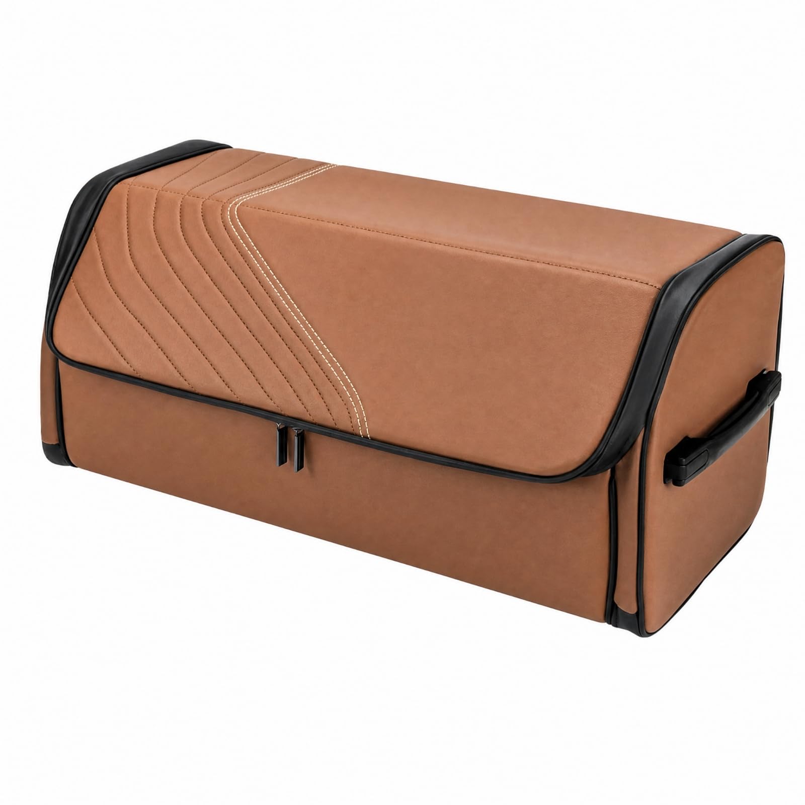 Nappaleder Auto-Kofferraumtasche, Kastanienbraun, style to 6
