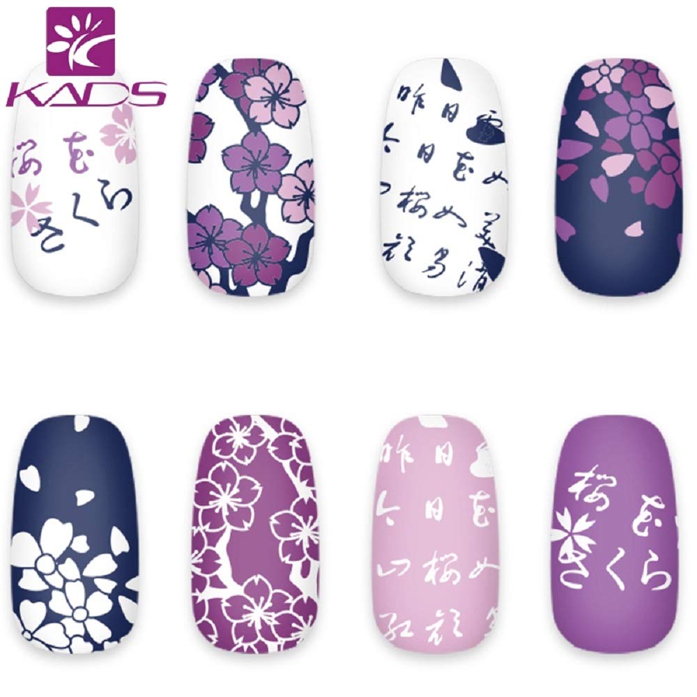 Amazon.co.jp: KADS スタンププレートネイル 桜 花模様 和風 ネイル