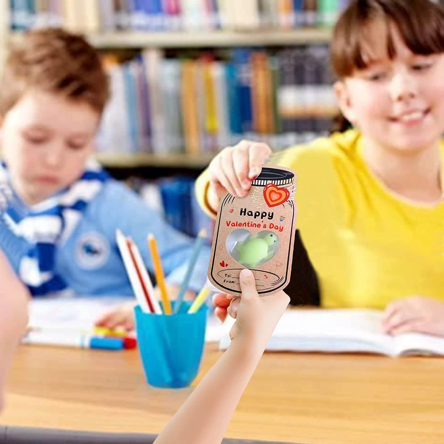 Valentines Cards for Kids 60 Pack with Stickers, Happy Valentines Day Cards for Kids School Classroom Exchange Party Favors - Valentines Day Gifts for Kids (Candy or Toys Not Included)