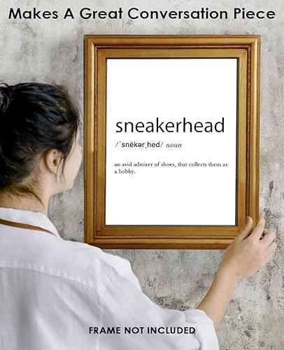 Miniatura 4 de Sneakerhead Definition 11x14 Unframed Chic, Boho & Modern Typography Wall Art Poster Print for Office, Classroom, Dorm, Living Room & Bedroom Decor