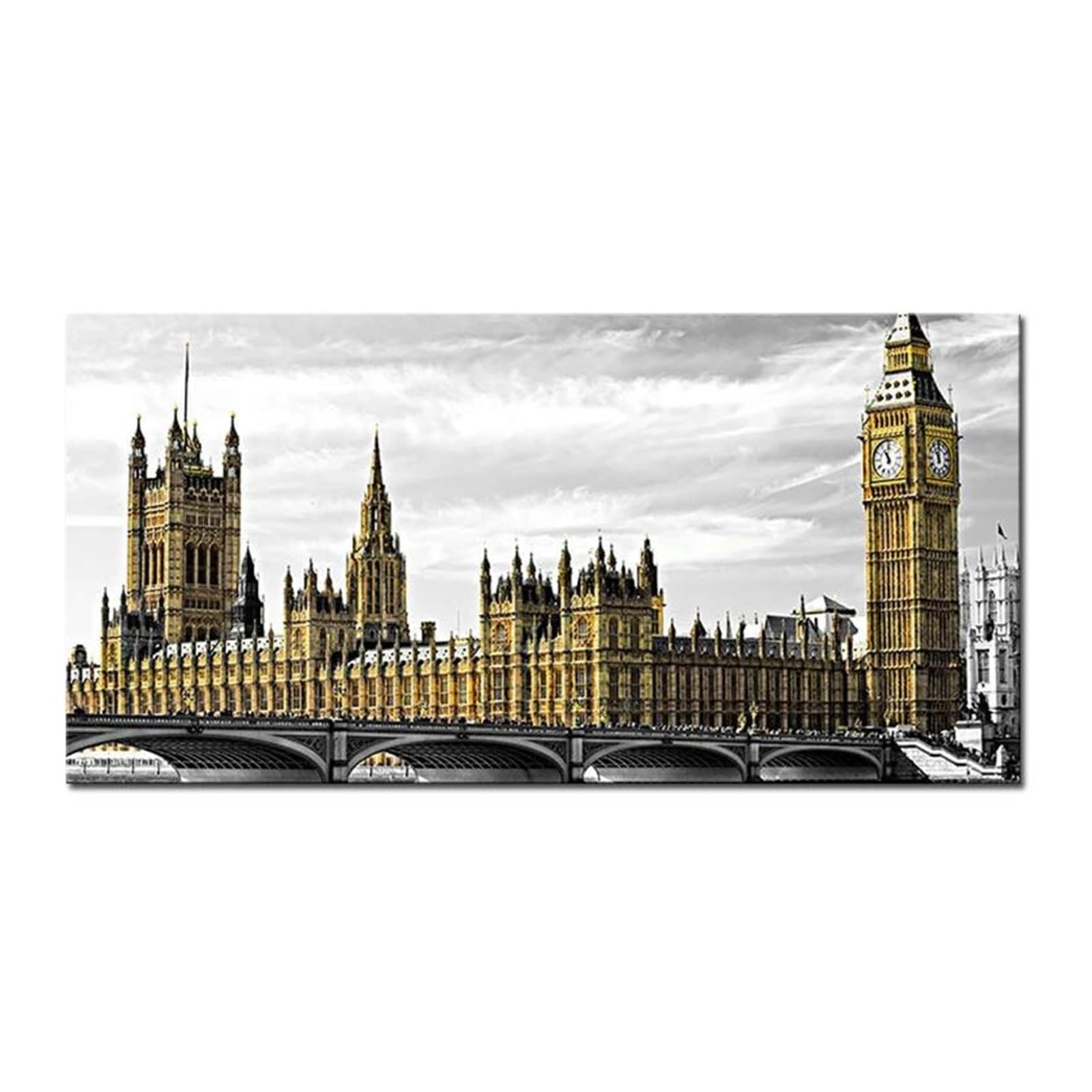 Byambd M Aesthetic Pictures Urban Architecture Landscape Posters No Frame Odern Home Decoration Wall Art Prints Canvas Painting(,20X40cm)
