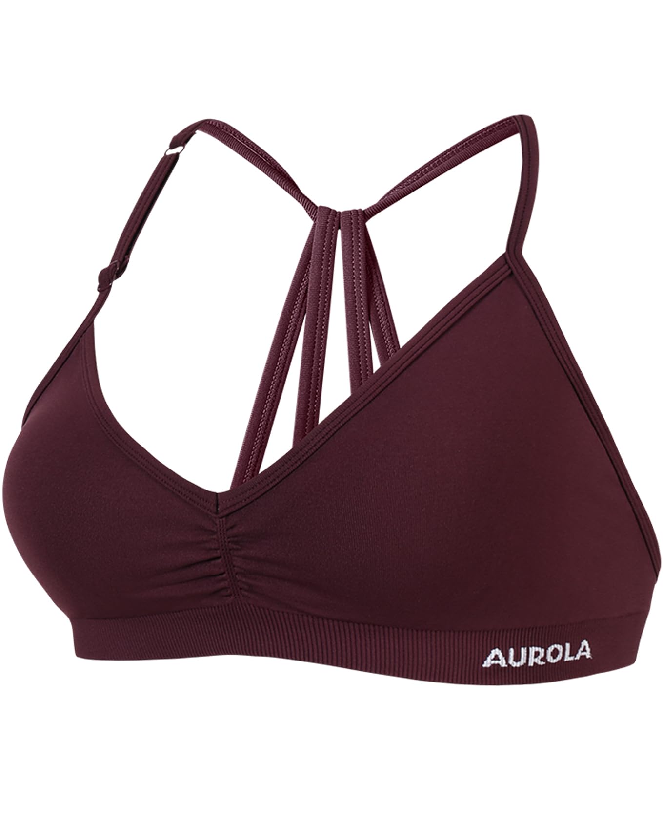 AUROLA Mercury Backless Strappy Workout Sports Bra for Women