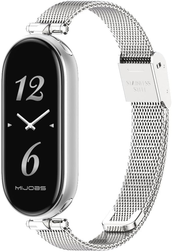 MIJOBS Strap for Xiaomi Mi Band 10/9/8 Breathable Replacement Strap for Mi Fit Band 9 SmartWatch Straps Wristband Bracelet for Women Men
