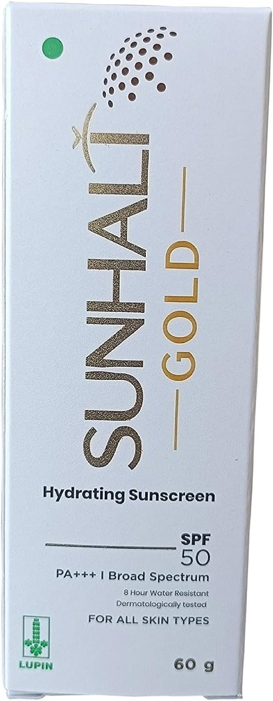 Entirety NUTRAMUST Sunhalt Gold Hydrating Sunscreen For All Skin Type Spf 50