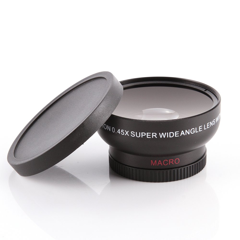 FOTGA - Obiettivo grandangolare e macro da 46 mm, 0,45 x 46