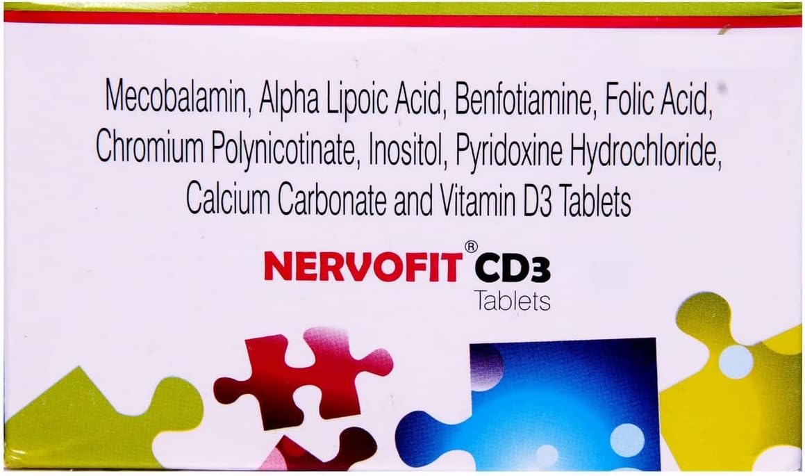 Nervofit CD3 - Strip of 10 Tablets