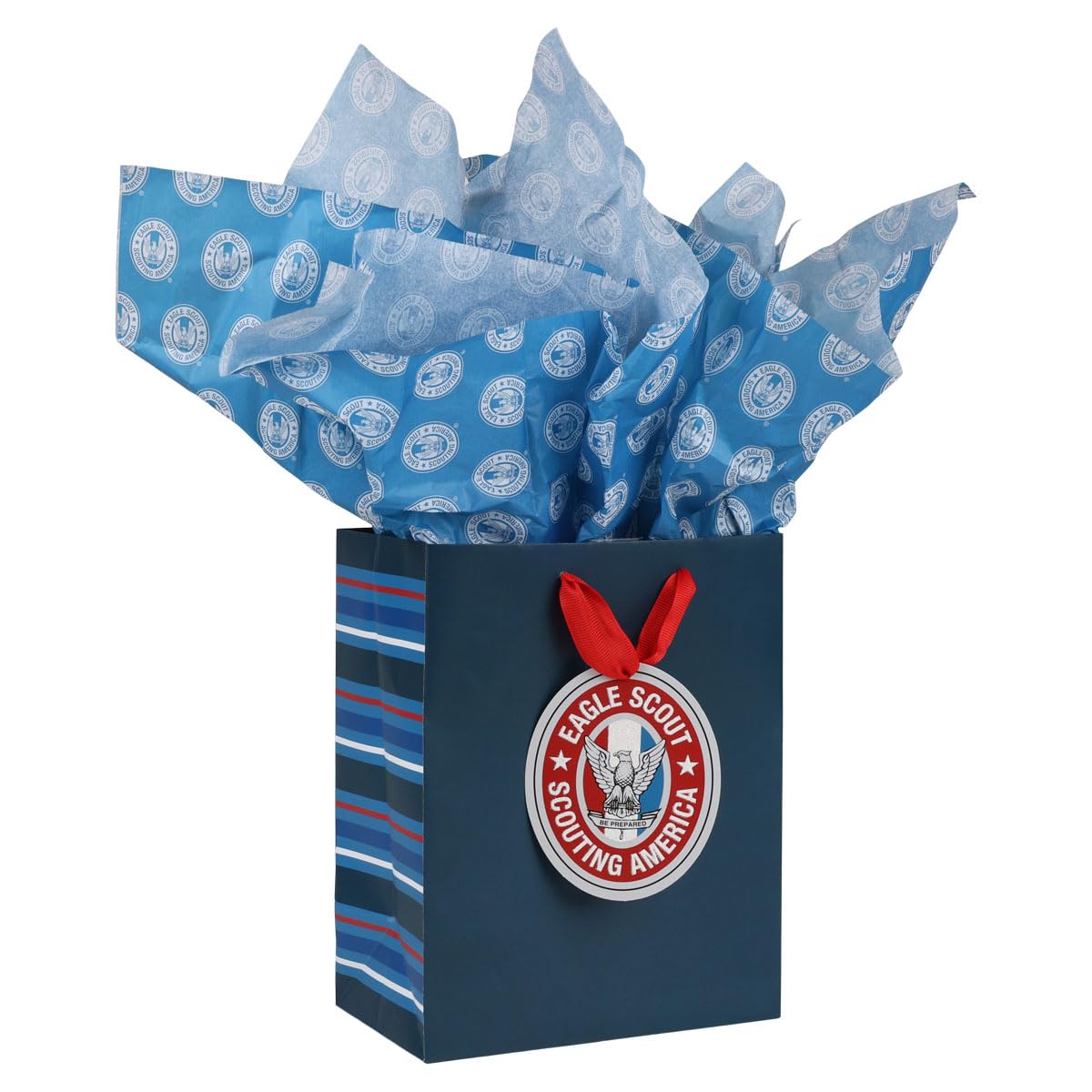 Eagle Scout Small Gift Bag with Tissue