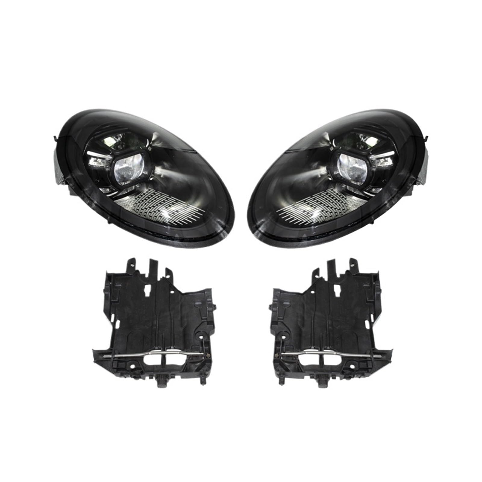 Compatible For Porsche 911 Headlight 991 Headlight Matrix Style Led Headlights Compatible For Porsche 991 To 992 2012-2018(Right hand drive,991.1 without DRL)