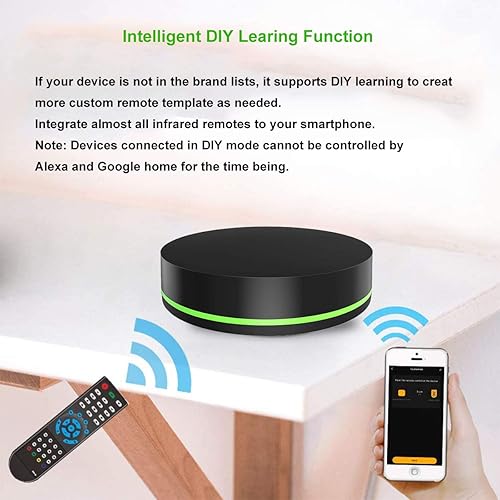 Miniatura 6 de Concentrador de control remoto IR inteligente, WiFi infrarrojo, control remoto universal, IR Blaster automatización inteligente del hogar compatible