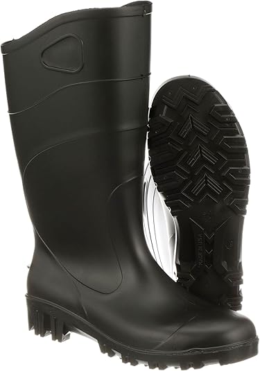 Heartland All Purpose 15” Waterproof Work Boots for Men and Women - Lightweight, Flexible Modern PVC Boots with Easy On/Off, Slip-Resistant Outsoles