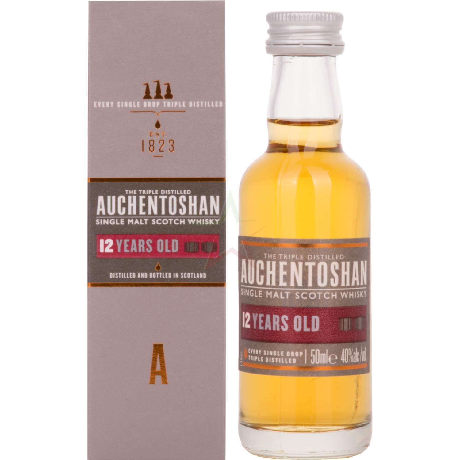 Auchentoshan 12 Year Old Single Malt Scotch, 5cl Miniature