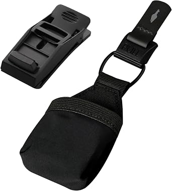 ALPAKA HUB Earbuds Pouch - Soft Elastane & Ballistic Nylon 840D Headphone Case Compatible with AirPods Pro - Wireless Open Earbuds Holder Organizer with HUB Magnetic Suction Clip, Weatherproof Fabric