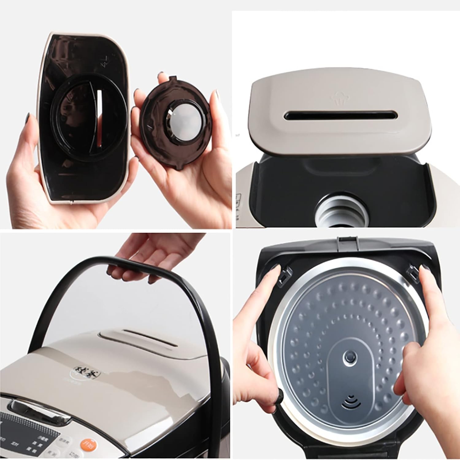 Rice Cooker (5L) Household Multi-function Rice Cooker, 24H Reservation and Heat Preservation, Thicken Non-stick Liner, for 2-8 People 220-240V