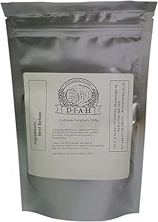 Chemicals & Ingredients - Beer, Cider, Wine Making additive - Home Brewing DIAH (Calcium Sulphate, 100g)