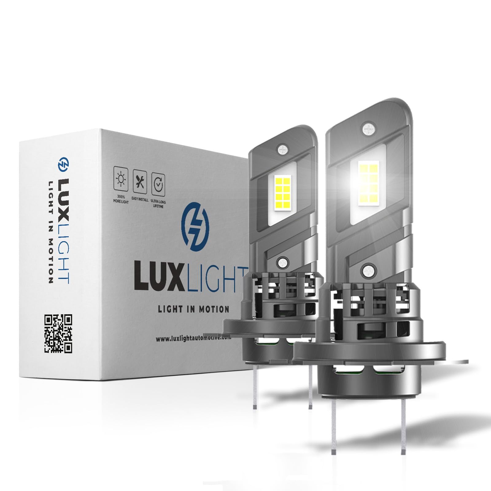 Chemini Lampadine H7 LED 80W 16000LM per auto Fari Anabbaglianti e Abbaglianti Sostituire il kit di Conversione dei Fari LED Chip LED ad Alta Luminosità 6000K White-2 Lamps