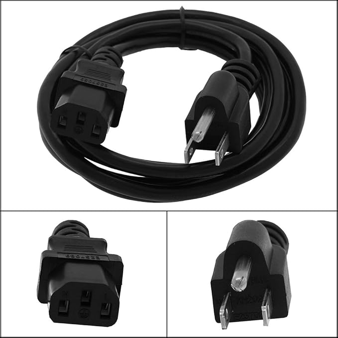 Cable de alimentación para amplificador DIGITMON 10 ft negro miniatura 4