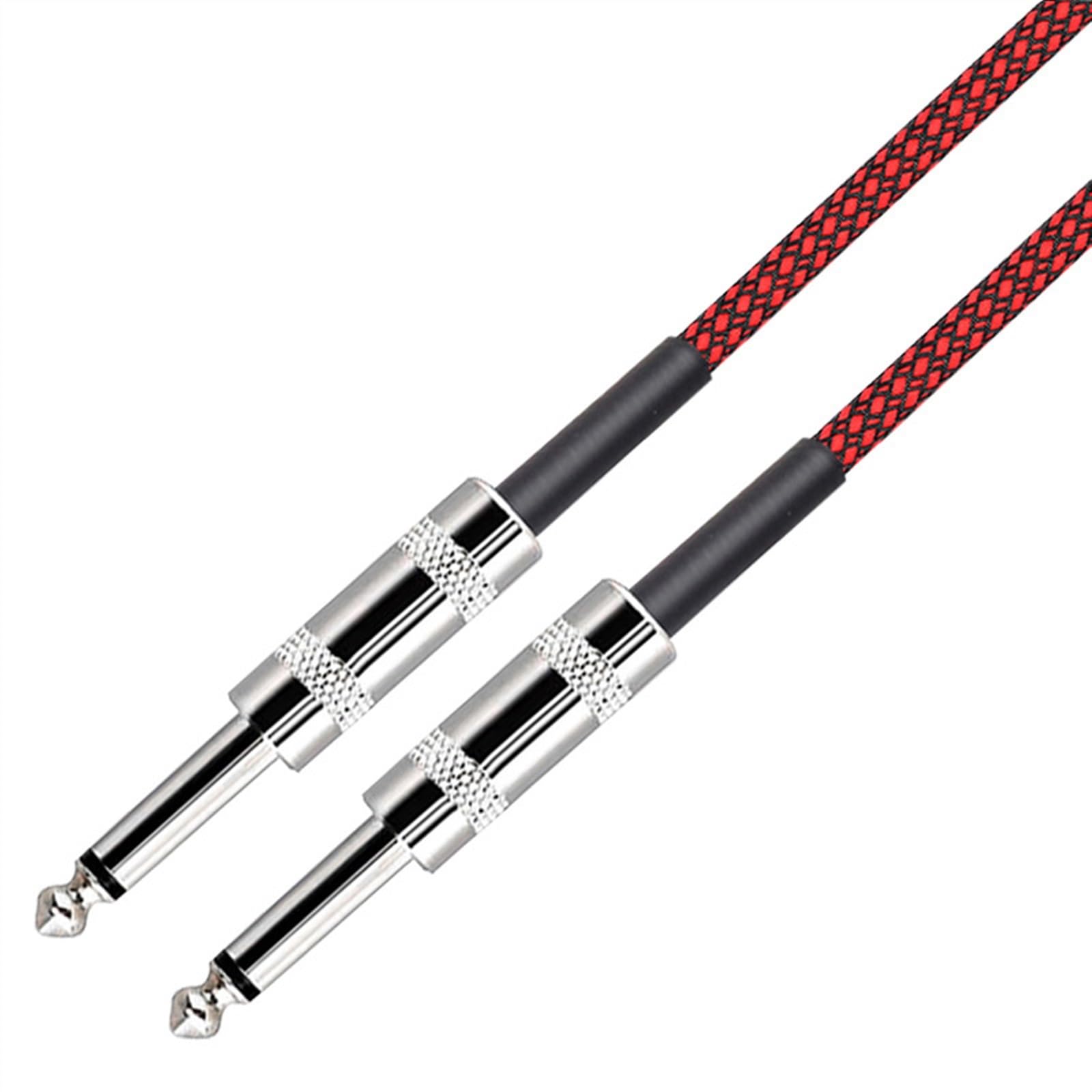 Cable de interconexión de audio Cable de audio for guitarra 6,35 mm, 3 metros, cobre libre oxígeno chapado en oro(06)