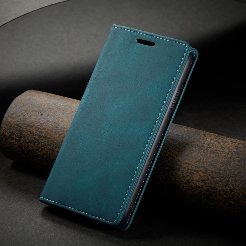 Étui portefeuille iPhone 6 Plus anti-rayure bleu chic - 6