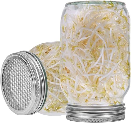 2 peças tampas de germinação germinador de sementes germinador de aço inoxidável tampas de germinado