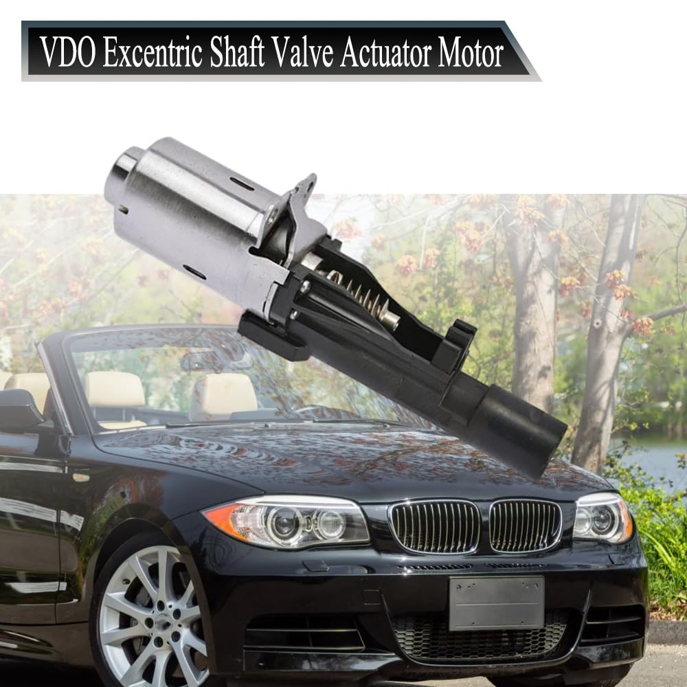 Baceyong 1 actuador de válvula de eje excéntrico VDO, número de pieza A2C5328032080, 11377603979, 11377599021, compatible con BMW, negro y plateado