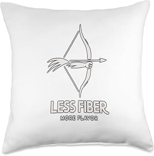 Meat Carnivore lifestyle Diet, Less Fiber more Flavor Throw Pillow