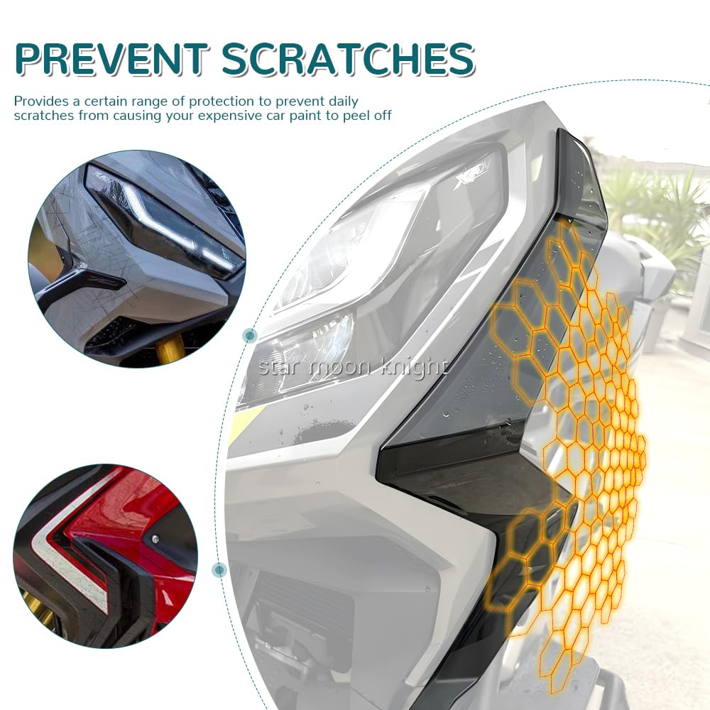 Motocicleta lado aire viento deflectores cubierta de pierna para Honda X-ADV 750 X ADV XADV 750 2021-2024 Accesorios (gris humo)