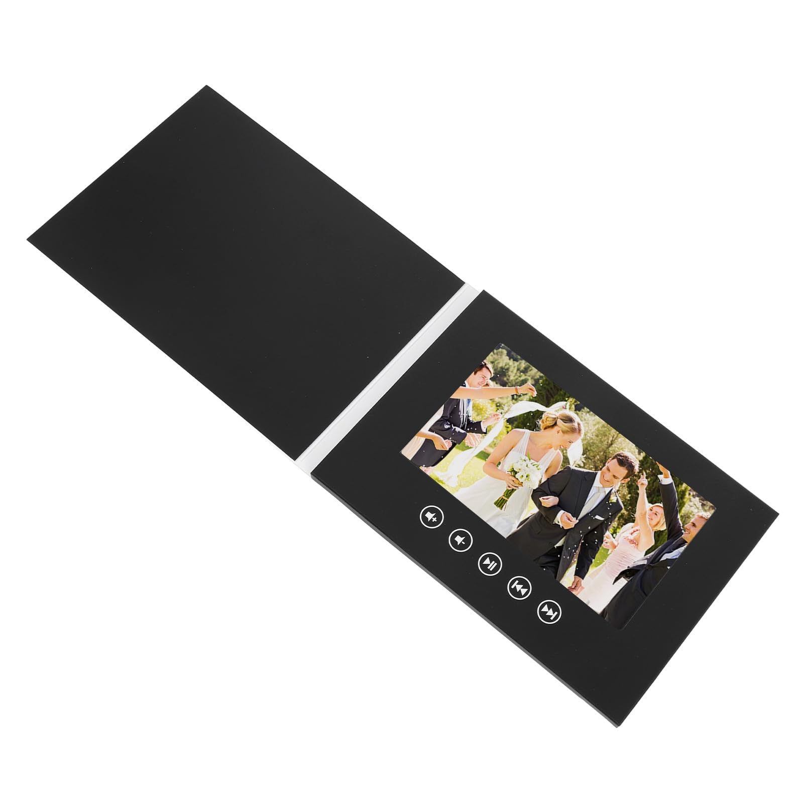 Biglietto d'auguri Video Elettronico con Schermo LCD a Colori da 7 Pollici – Brochure Video HD Personalizzabile per Promozione Aziendale, Regali di Compleanno per Anniversario di
