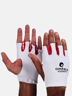 omtex Cricket White Inner Gloves Cut Fingures - Academy