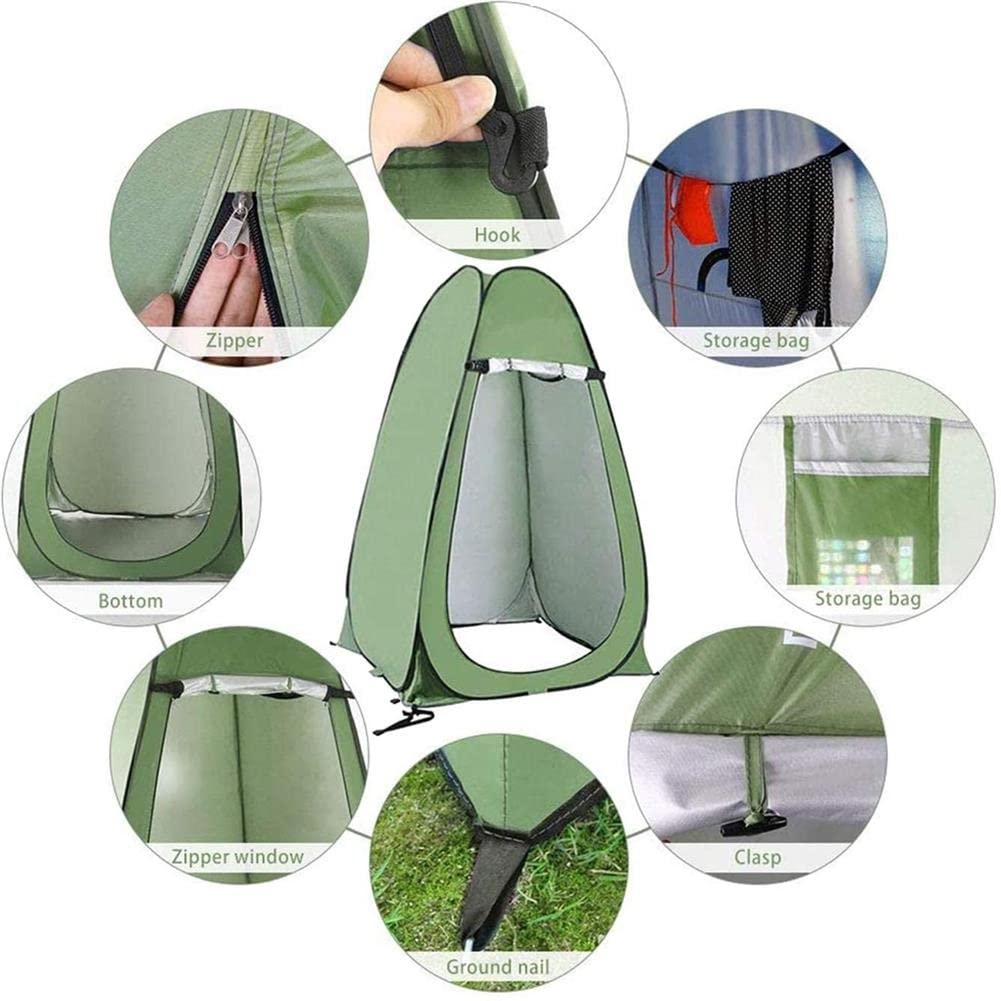 Toilettenzelt Pop Up Pop-Up-Zelte Zelt for Campingzelt Dusche Sichtschutzzelt for Umkleiden Umkleidekabine Strand Angeln Wandern Tragbares Outdoor-Toilettenzelt