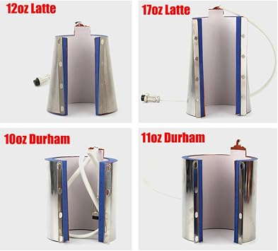 Mug Press Wrap Element Heat Press Machine Attachment 220V Mug Cup Press Heating Transfer Attachment Silica Gel for Coffee Mugs Cups (11oz)