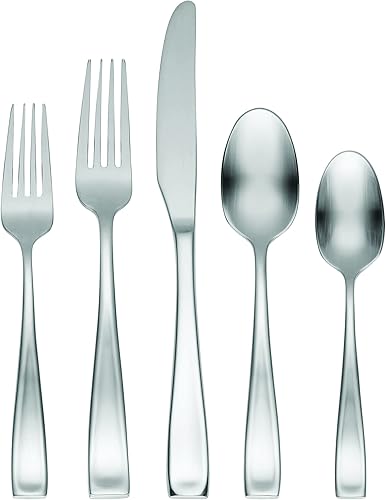 Miniatura 6 de ONEIDA Satin Moda - Juego de cubiertos de 75 piezas, 75 unidades, metálico