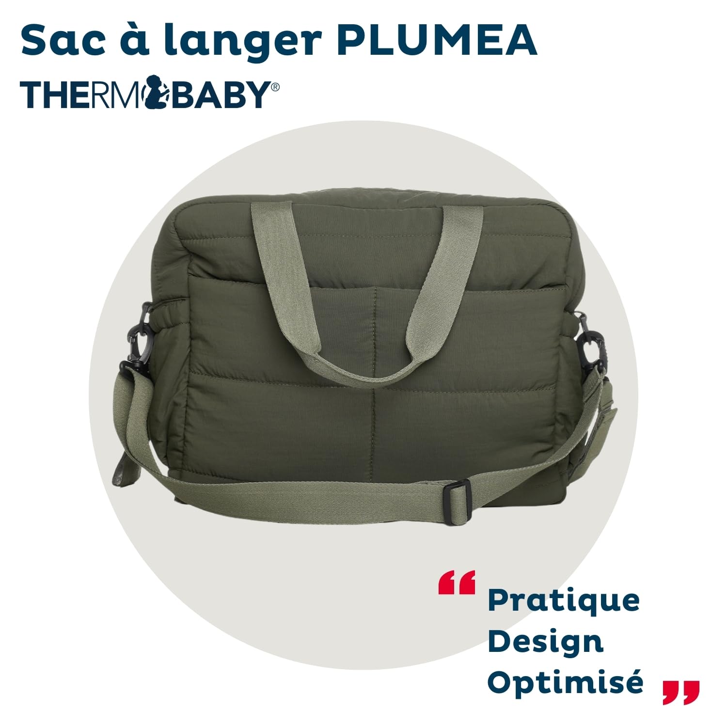 Thermobaby - Gepolsterte Wickeltasche Plumea