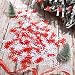 WILLBOND 500 Pieces Christmas Winter Snowflakes Table Confetti Decorations White and Red Non-Woven Hanging Snowflakes for Christmas Tree Window Wedding Birthday Holiday Party Decorations