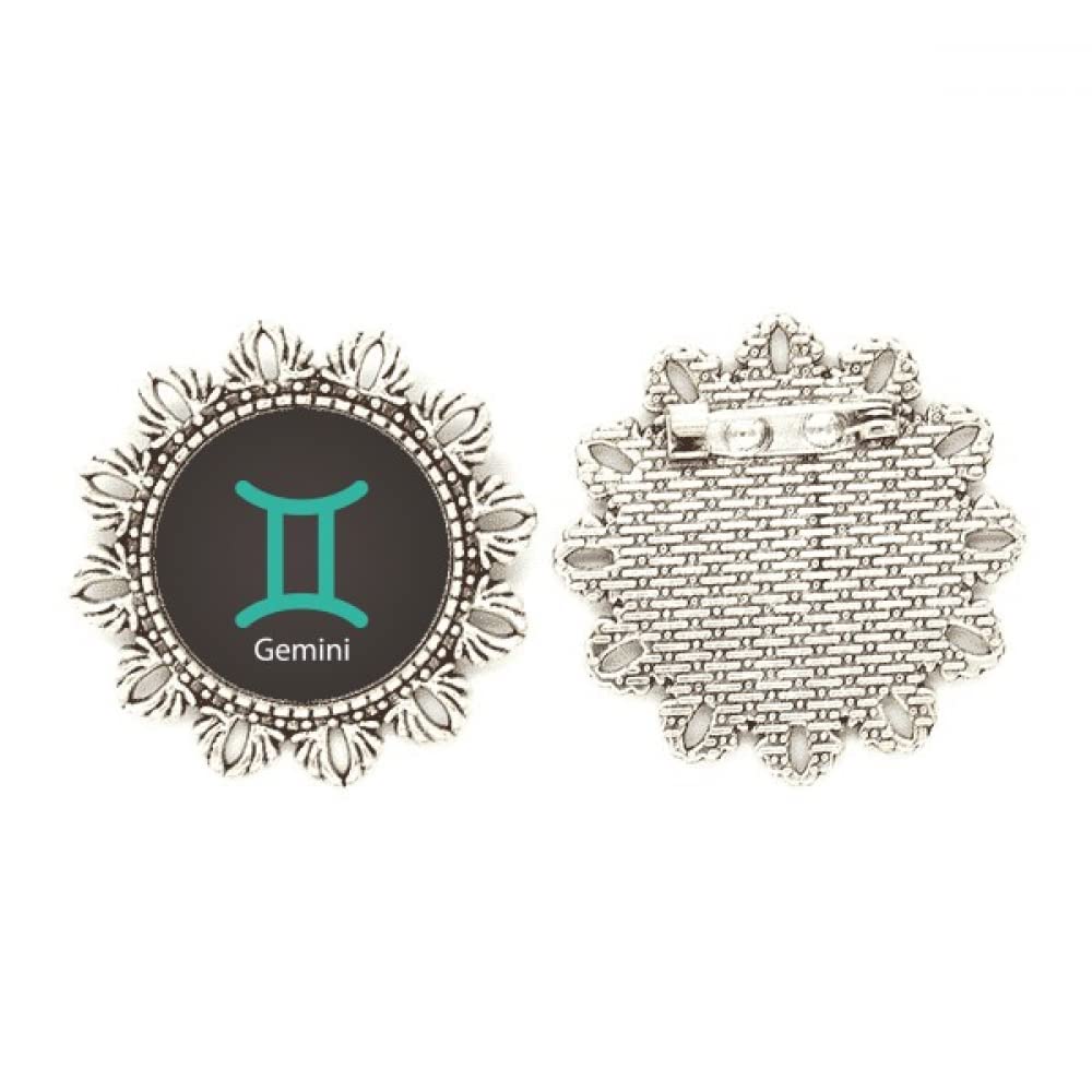 Broche de plata con diseño de flor como obsequio de aniversario 4