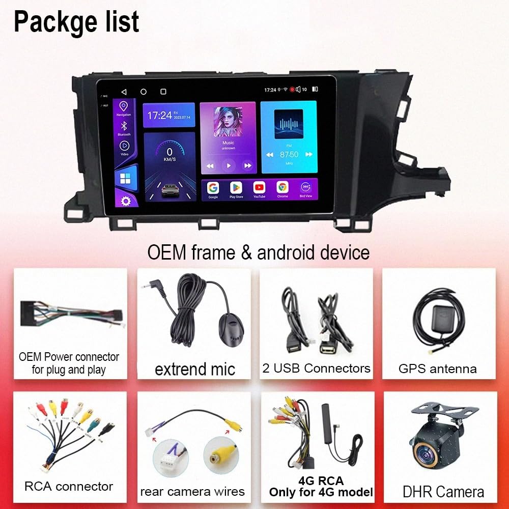 Radio Automatica per Honda Shuttle 2015-2020 RHD 9 Pollici Android 15 Schermo Lettore Multimediale Mirror Link Controllo Del Volante Per, 8 Core 8G+128G