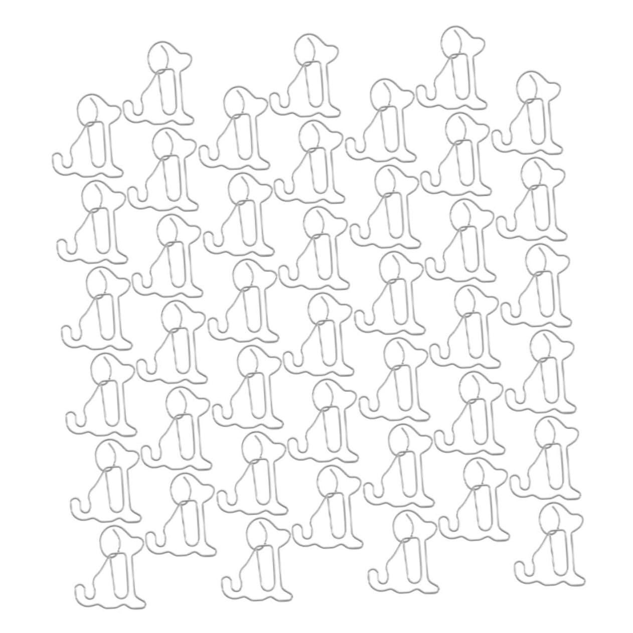 STOBAZA 400pezzi Clips Da Ufficio Forma Di Cane Da Creativi e Decorativi Fermagli Per Documenti Versatili e Riutilizzabili Per Studio e Casa