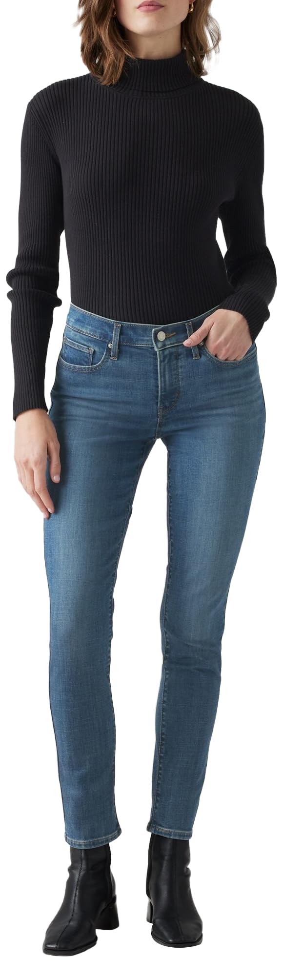 Levi's Damen 311 Shaping Skinny Jeans, Lapis Gallop, 33W / 30L EU